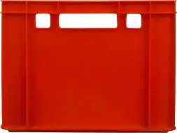 Ящик пластиковый сплошной Е3 (евроформат), 600x400x300 мм, 61 л, зеленый [210]