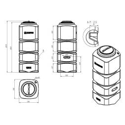 Емкость L 1000 л New