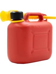 Канистра пластиковая для ГСМ, 5 л, красный [5193]